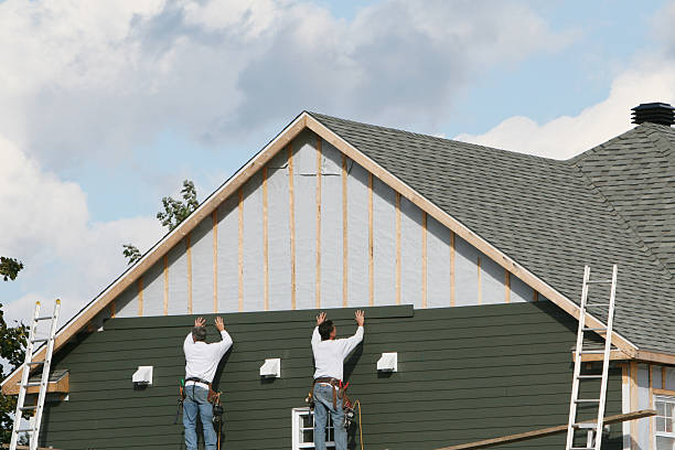 Professional Emergency Siding Repair technician working in Dawson, MN